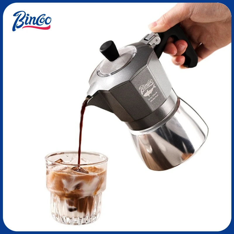 Coffee Equipment Accessories - 빈쿠 2컵 더블 밸브 모카포트 알루미늄