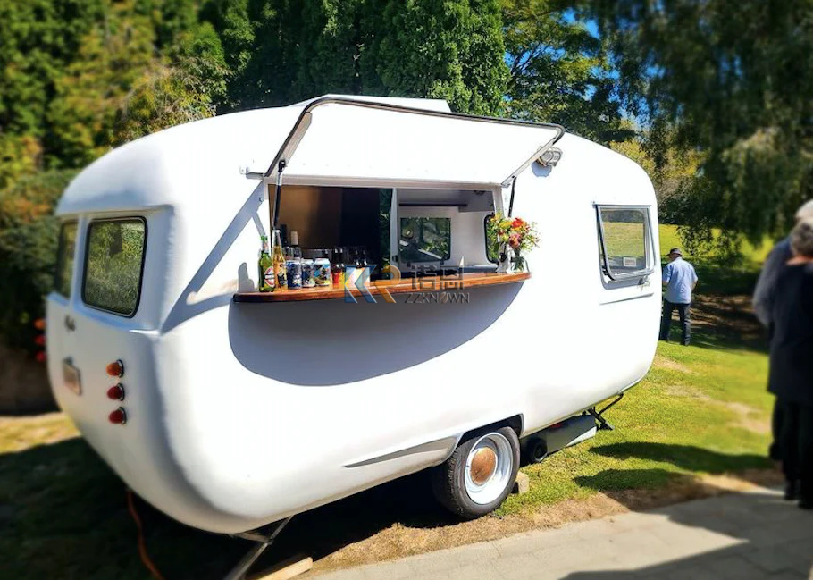 Coffee Van Equipment - 완전 장착 캐러밴 바 자판기 카트,