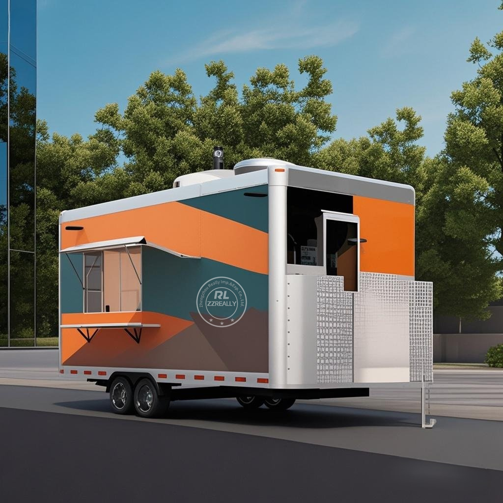 Coffee Van Equipment - 스낵 패스트푸드 트럭 이동식 주방 커피