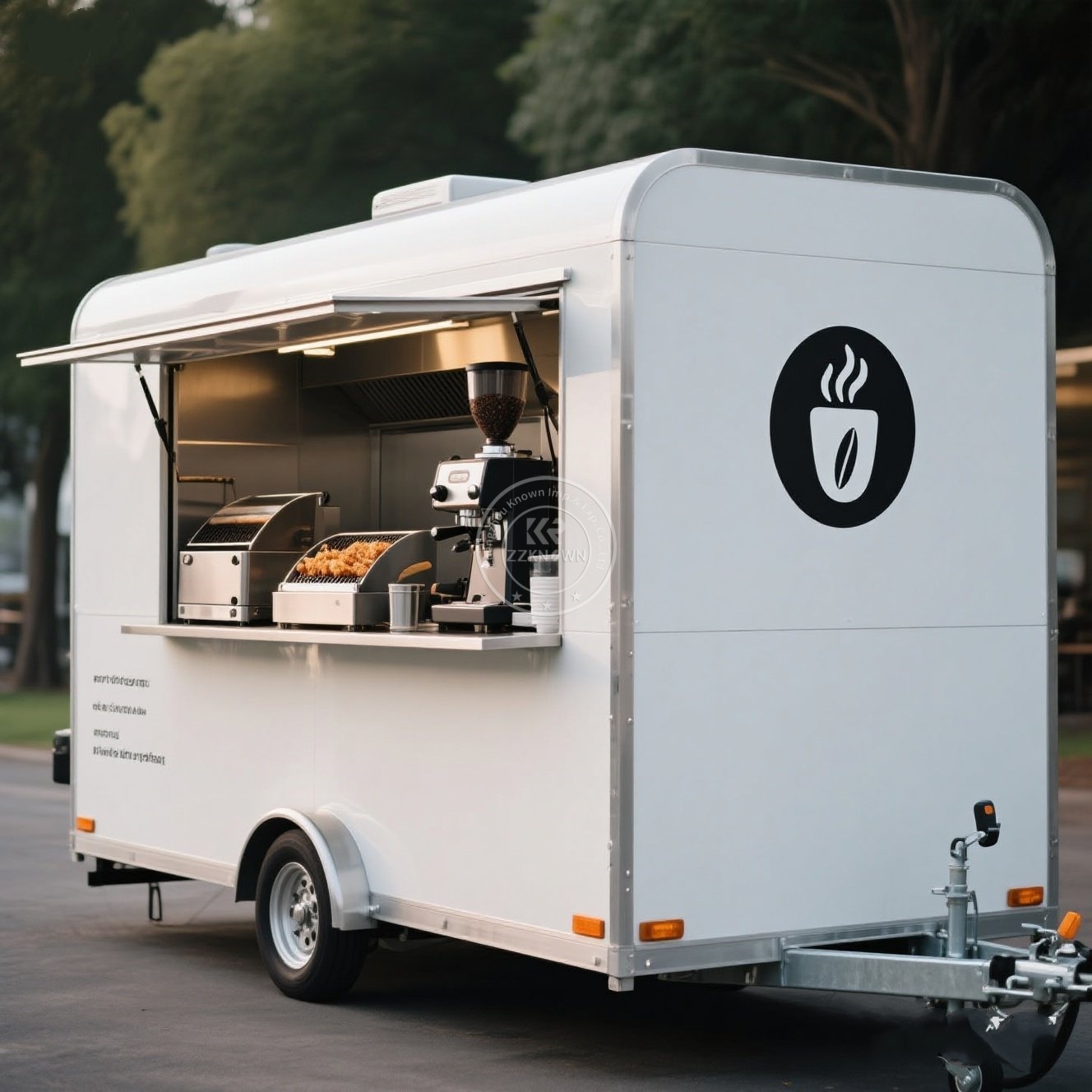 Coffee Van Equipment - 맞춤형 대형 커피 밴 이동식 푸드