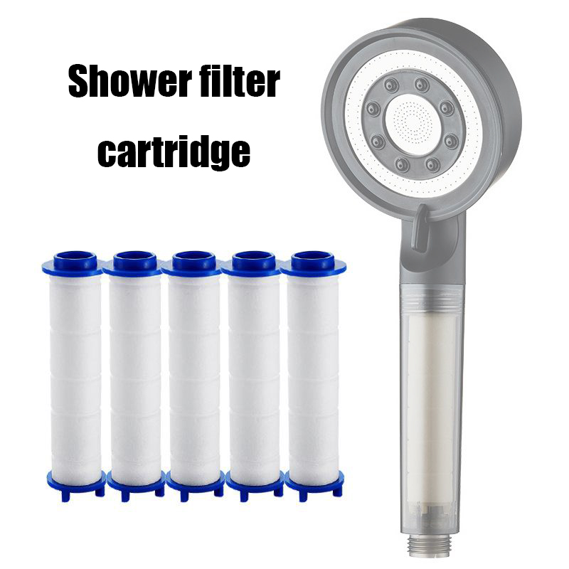 Water Filter Cartridge - 5/10개 샤워 헤드 교체 필터 전용