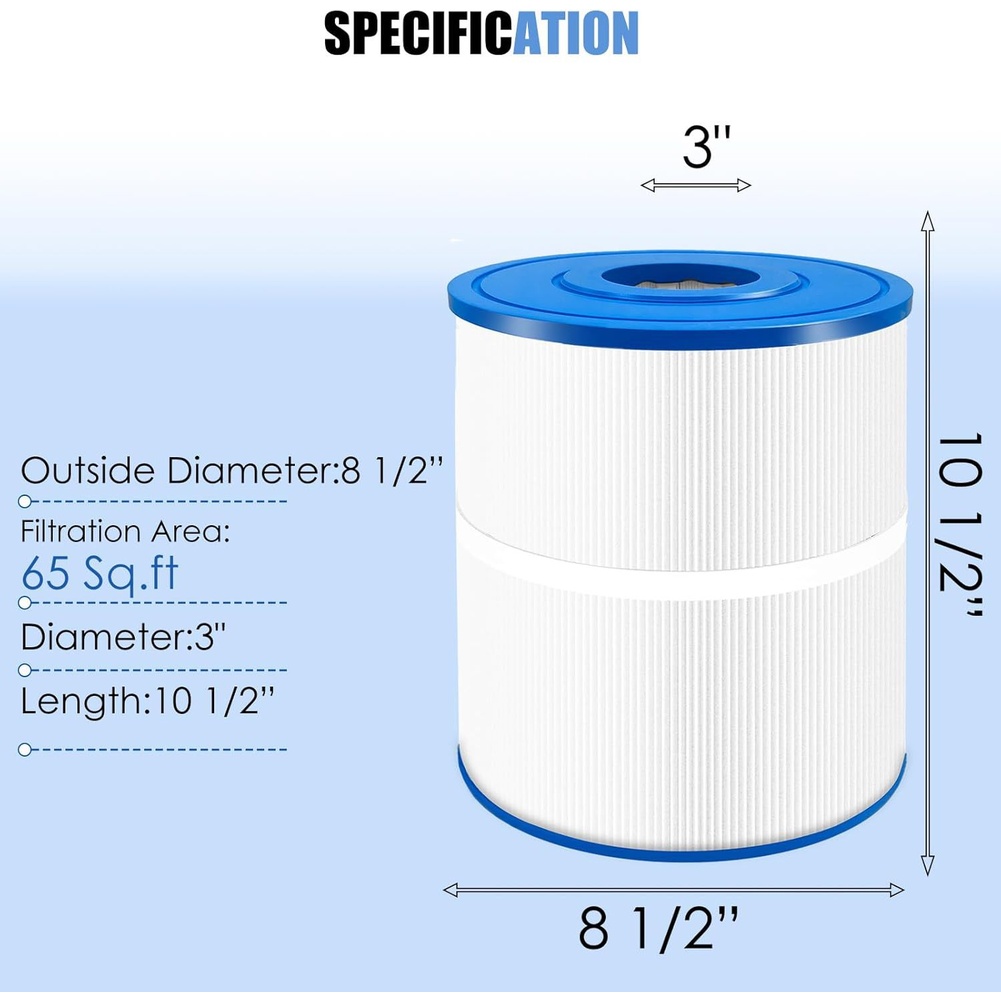 Water Filter Cartridge - PWK65 스파 필터 카트리지 교체용 PET