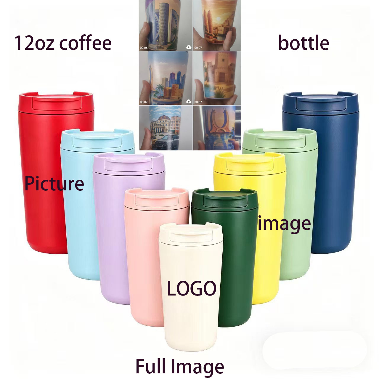 로고 그림 1/2M 카페 12온스 커피잔 304 스테인 - Coffee Equipment Logo 리뷰 및 가격