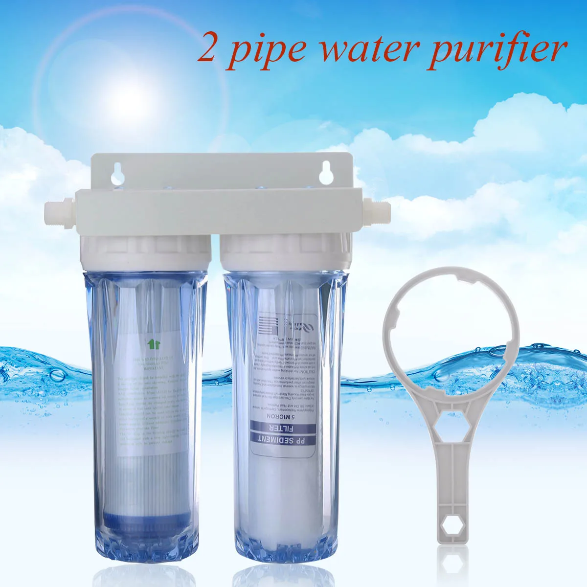 홈 키친 10인치 듀얼 역삼투압 수도꼭지 정수 필터 건 - Water Filter Cartridge 리뷰 및 가격