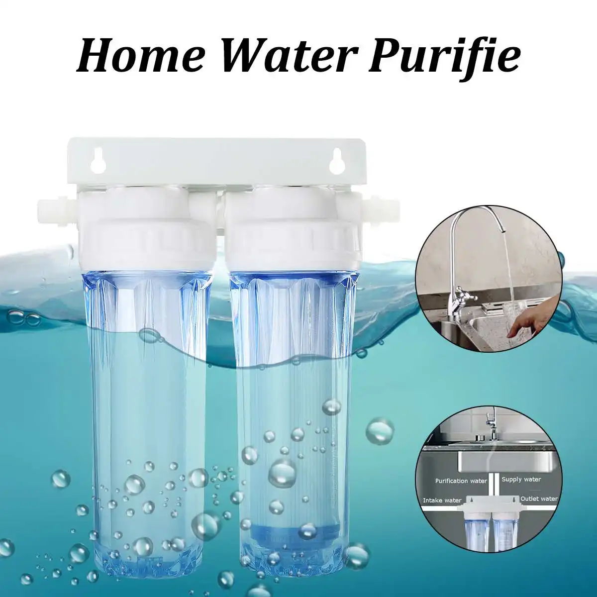 홈 키친 10인치 듀얼 역삼투압 수도꼭지 정수 필터 건 - Water Filter Cartridge 리뷰 및 가격