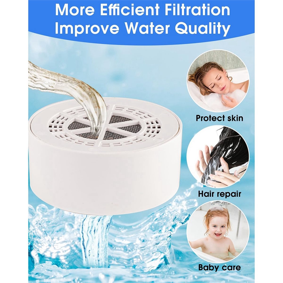 618 메가 세일 욕조 필터 범용 교체 카트리지, 9단 - Water Filter Cartridge 리뷰 및 가격