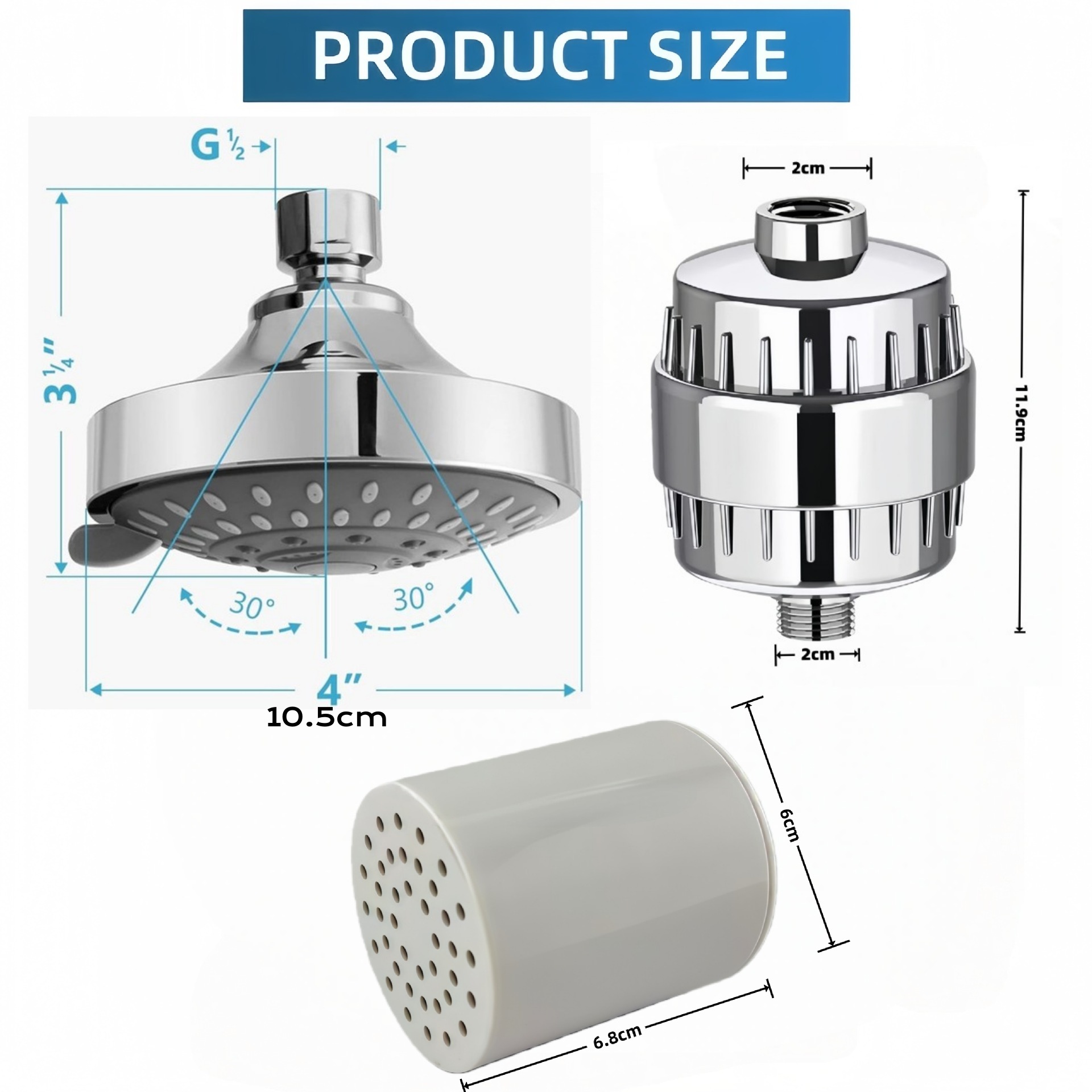15/20/25/30단계 필터 스테이지 고출력 경수 필 - Water Filter Cartridge 리뷰 및 가격