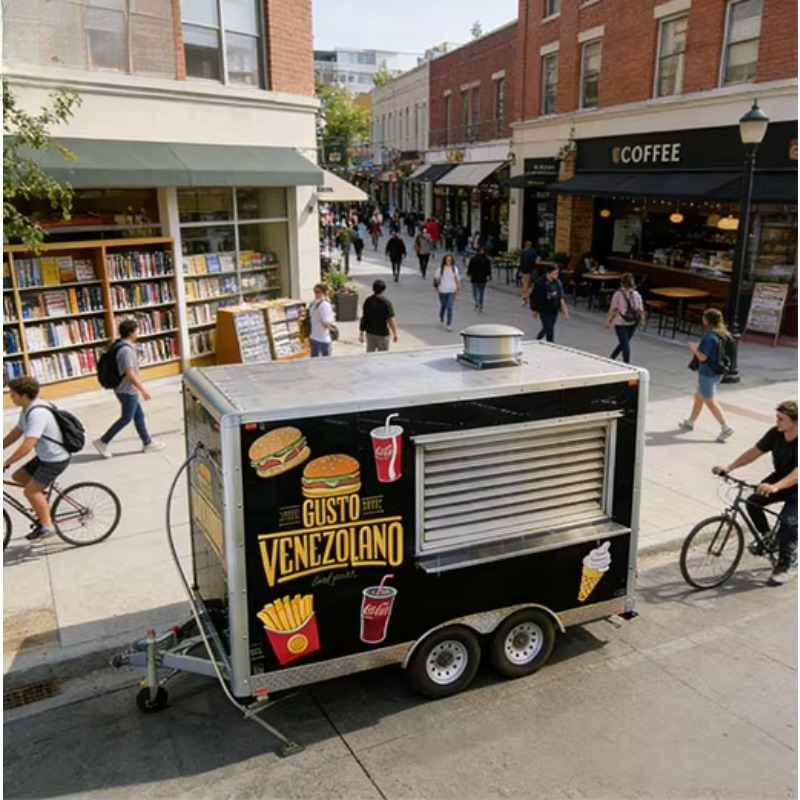 사각형 레스토랑 장비 핫도그 소형 개조 밴 이동식 푸드 - Coffee Van Equipment 리뷰 및 가격