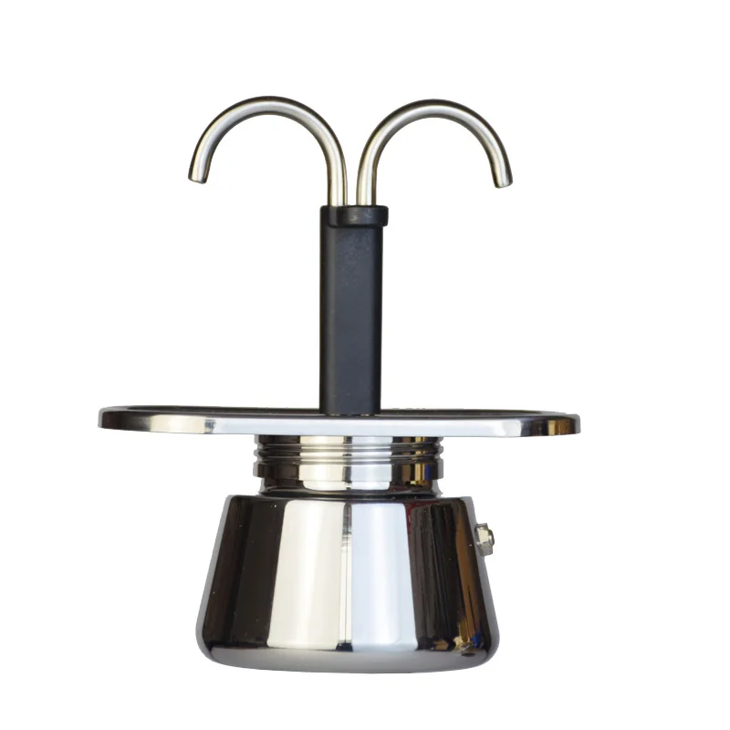 200ML 미니 모카 포트 더블 튜브 304 스테인레스 - Coffee Equipment Accessories 리뷰 및 가격