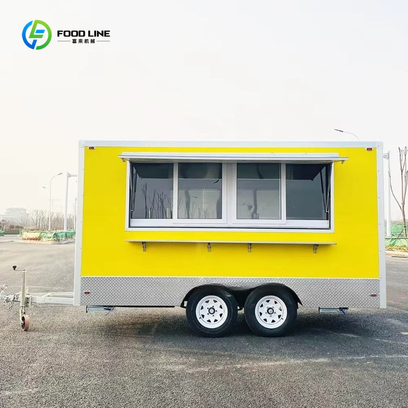 완비된 주방을 갖춘 컨세션 케이터링 커피 푸드 트레일러 - Coffee Van Equipment 리뷰 및 가격