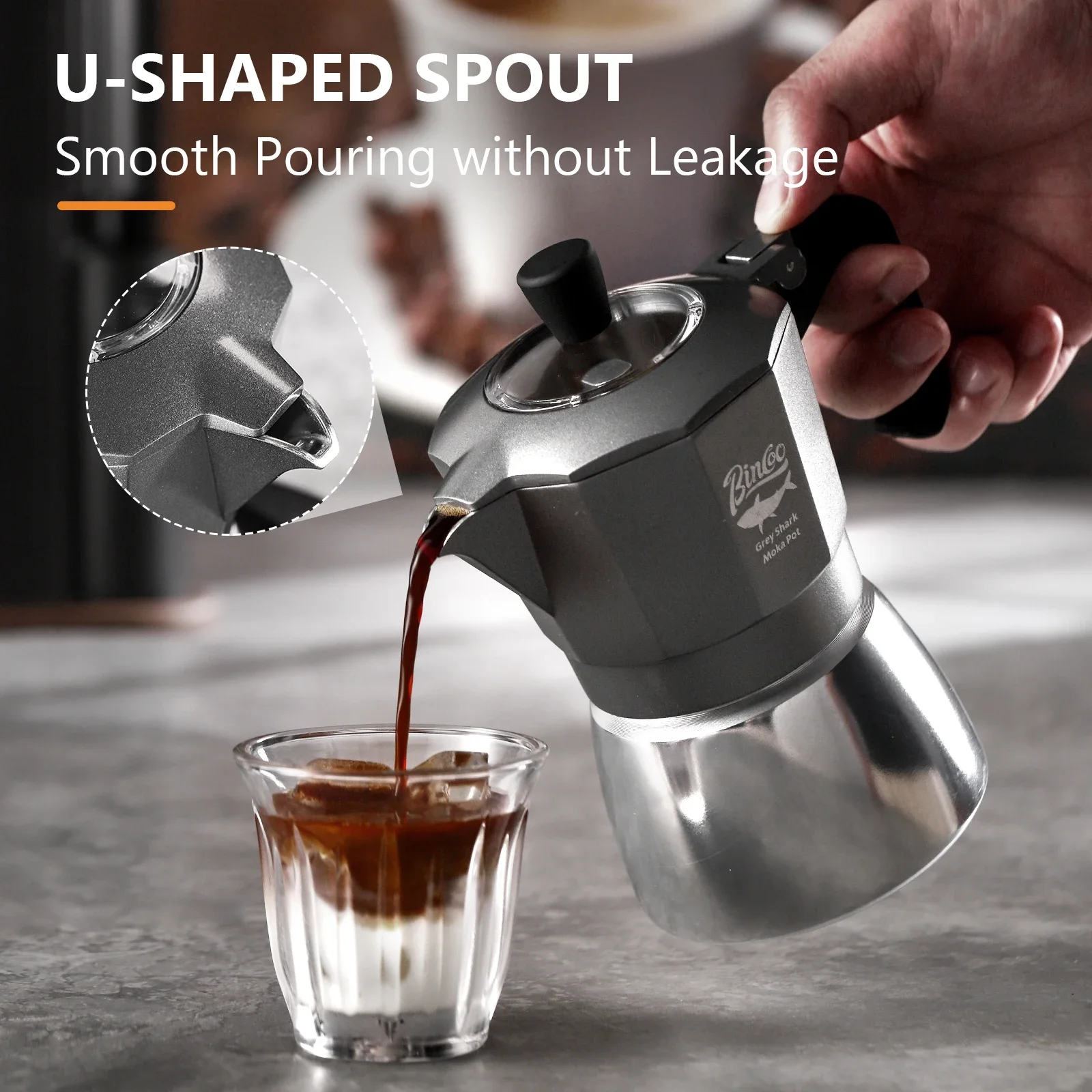 빈쿠 2컵 더블 밸브 모카포트 알루미늄 합금 커피포트  - Coffee Equipment Accessories 리뷰 및 가격