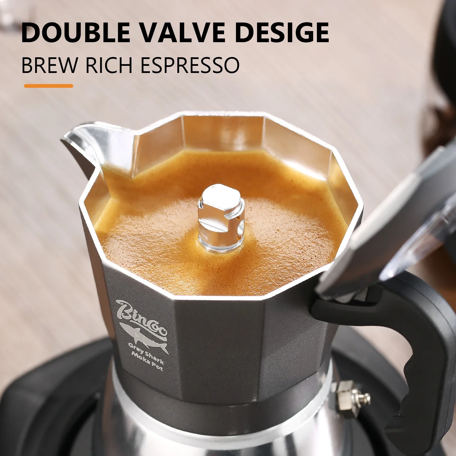 빈쿠 2컵 더블 밸브 모카포트 알루미늄 합금 커피포트  - Coffee Equipment Accessories 리뷰 및 가격