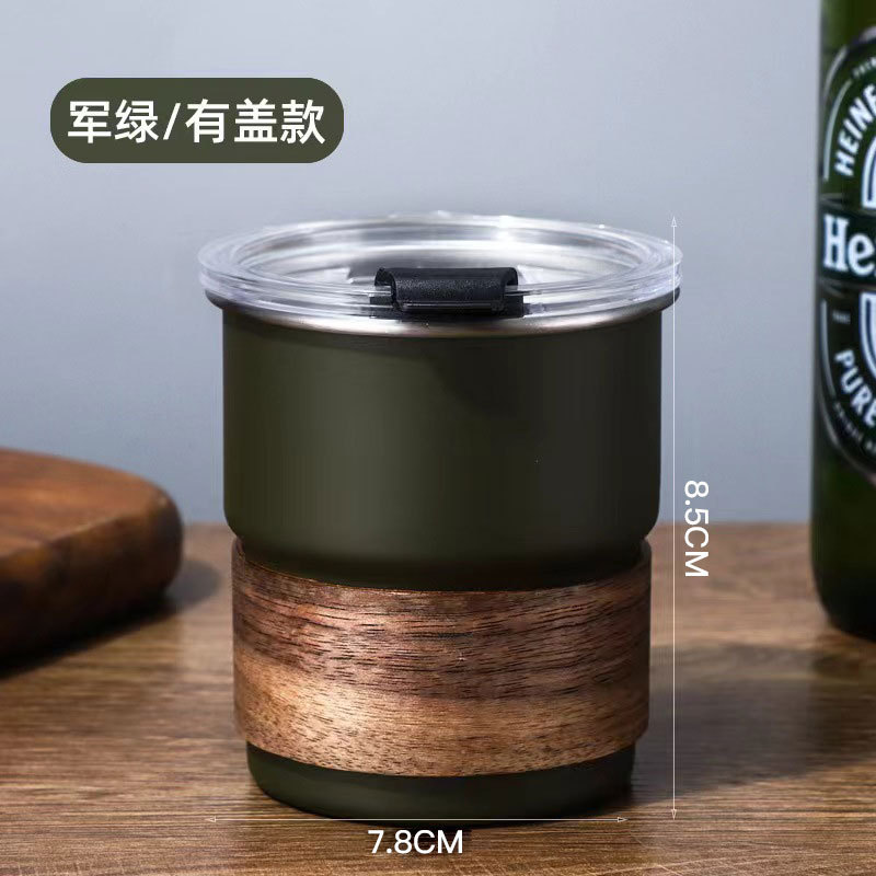 뚜껑이 달린 스테인레스 스틸 컵 맥주 머그잔, 카타르  - Coffee Equipment Logo 리뷰 및 가격