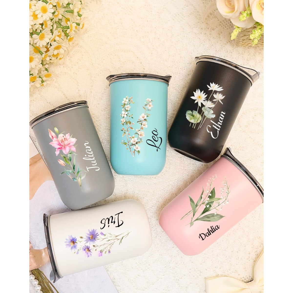 맞춤형 1개 사진/로고 인쇄 10온스 금속 스테인리스  - Coffee Equipment Logo 리뷰 및 가격
