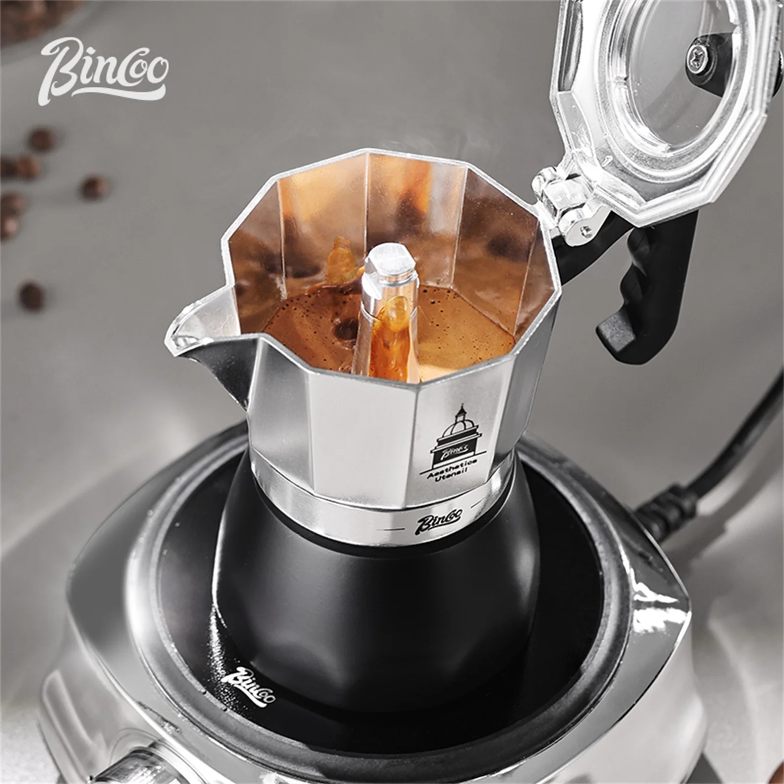 BINCOO 더블 밸브 모카 포트, 에스프레소 추출 커 - Coffee Equipment Accessories 리뷰 및 가격
