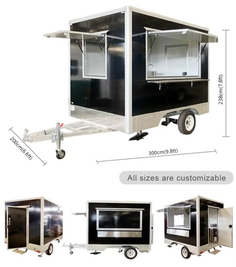 피자 커피 캠핑카 이동식 푸드 트레일러 바베큐 카트 아 - Coffee Van Equipment 리뷰 및 가격