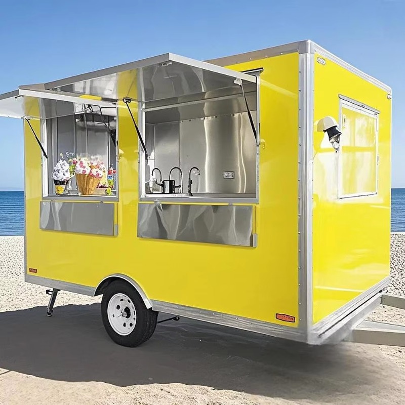 CE 인증 완비된 이동식 패스트푸드 밴 커피 판매 트레 - Coffee Van Equipment 리뷰 및 가격