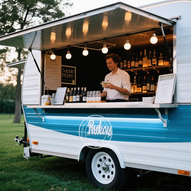 상업용 표준 식품 트레일러 카트, 완비된 주방을 갖춘  - Coffee Van Equipment 리뷰 및 가격