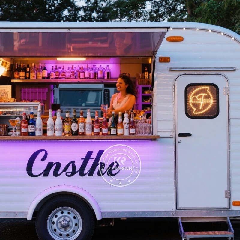 상업용 표준 식품 트레일러 카트, 완비된 주방을 갖춘  - Coffee Van Equipment 리뷰 및 가격