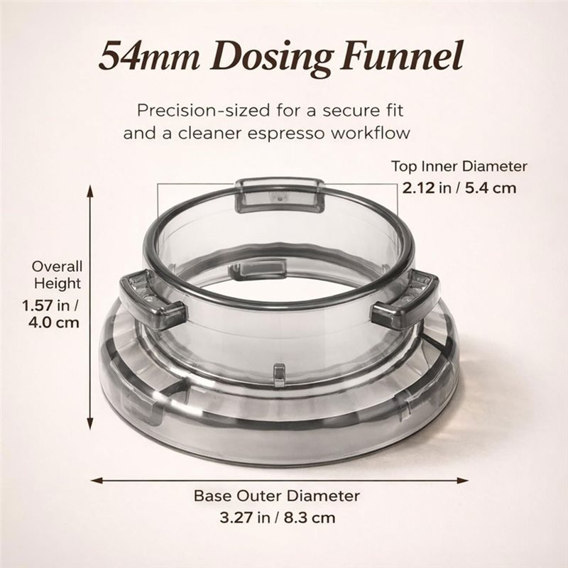 프로모션! 트위스트-록 포터필터 깔때기 54mm 도징  - Breville Espresso Barista Touch 리뷰 및 가격