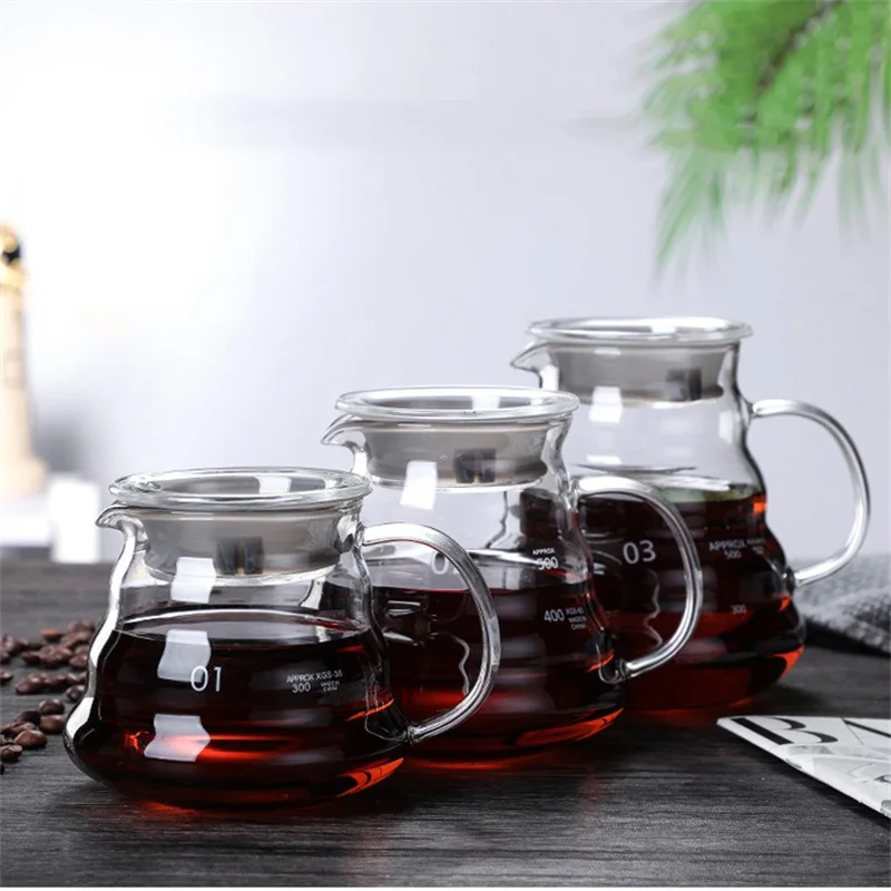 뚜껑이 있는 핸드 브루 커피 물병, 구름 모양 투명 유 - Coffee Equipment Accessories 리뷰 및 가격
