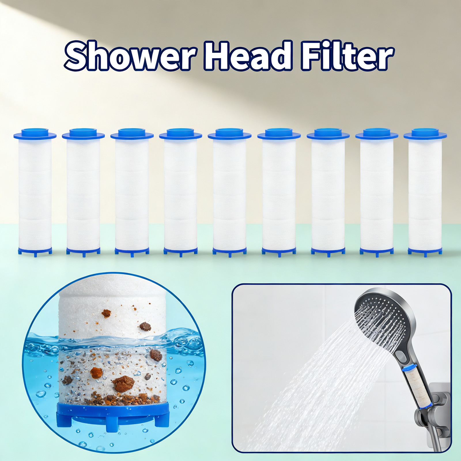 20Pcs 교체용 샤워 필터 카트리지 샤워 워터 필터는 - Water Filter Cartridge 리뷰 및 가격