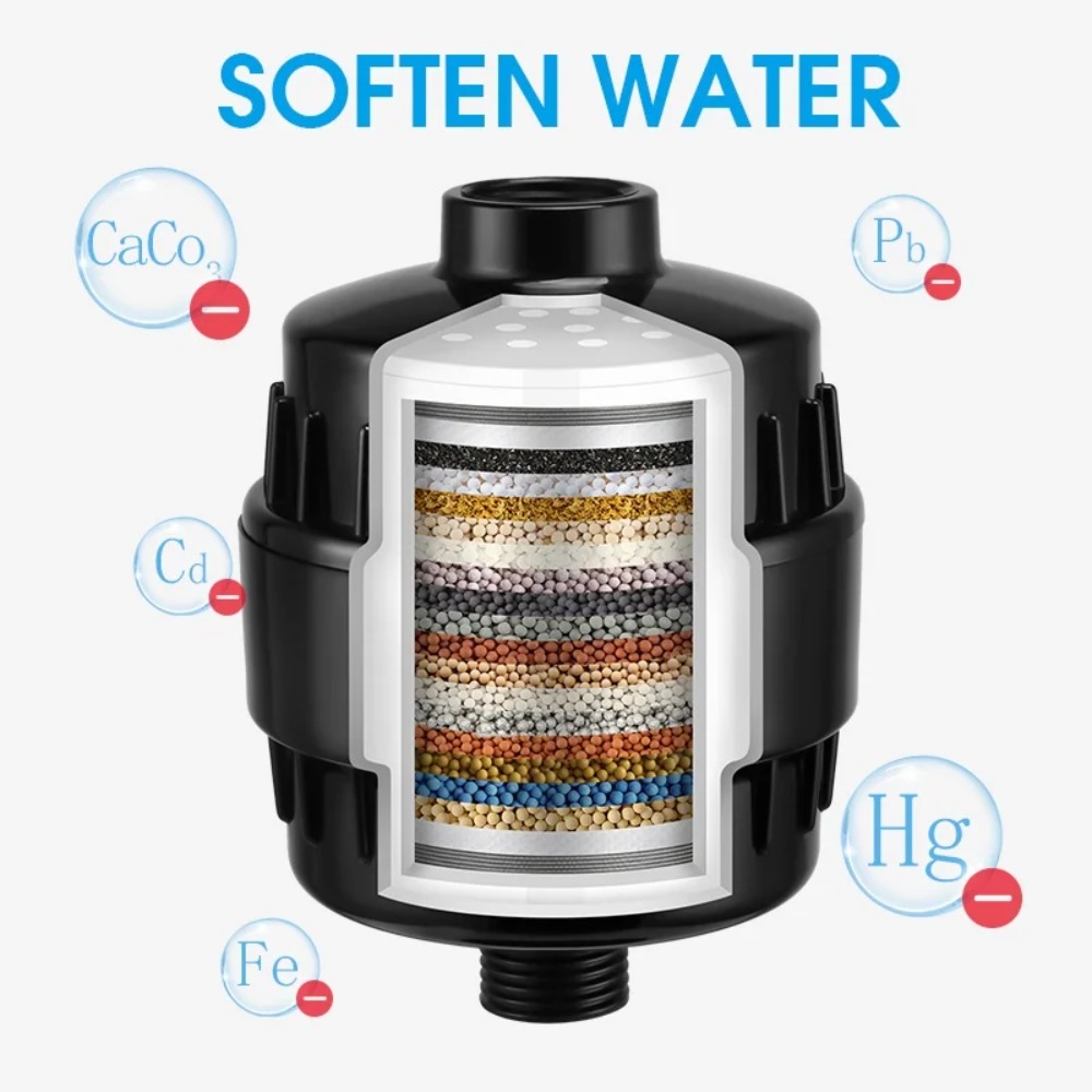 고유량 샤워 필터 카트리지 15/20단계 정수기, 염소 - Water Filter Cartridge 리뷰 및 가격