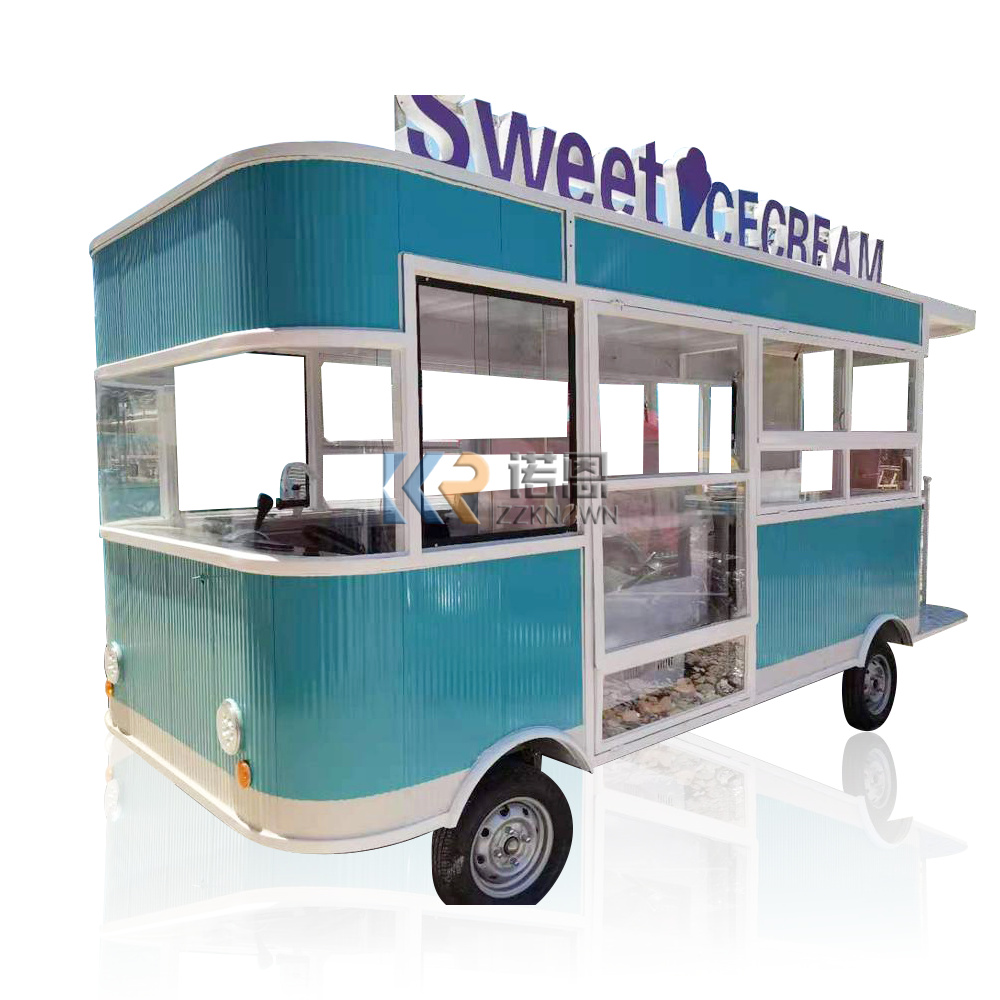 재고 이동식 푸드 트럭, 상업용 커피 아이스크림 트럭, - Coffee Van Equipment 리뷰 및 가격